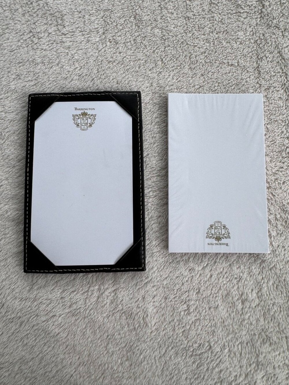 Barrington Corporate Pocket Jotter in Florentine Leather With Refill Paper